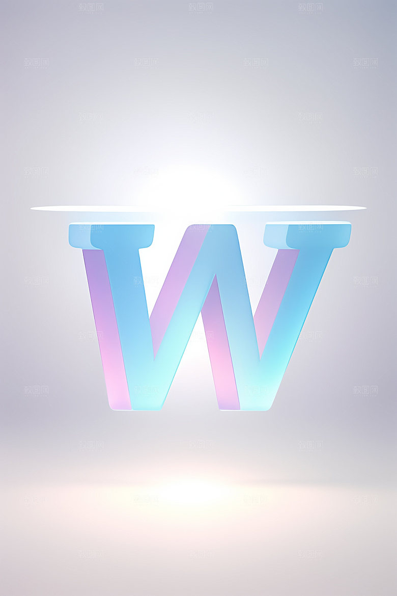 磨砂玻璃字母创意玻璃艺术字