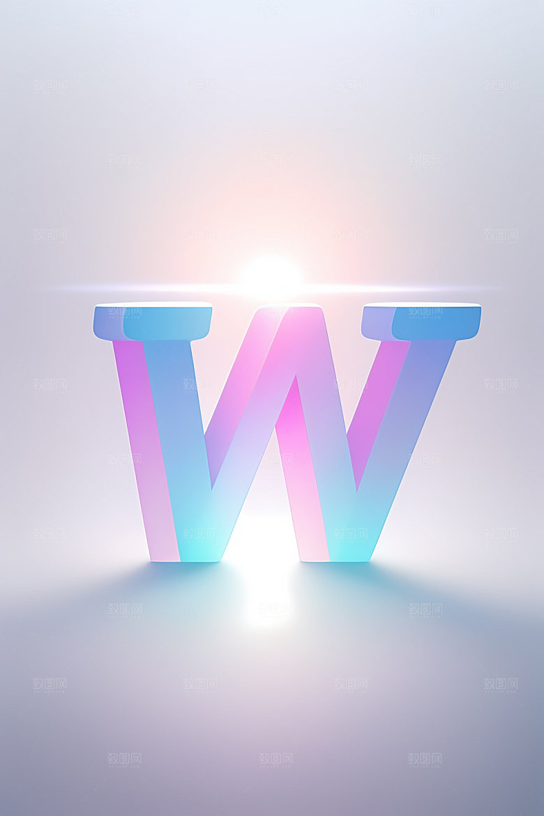 磨砂玻璃字母3D玻璃艺术字