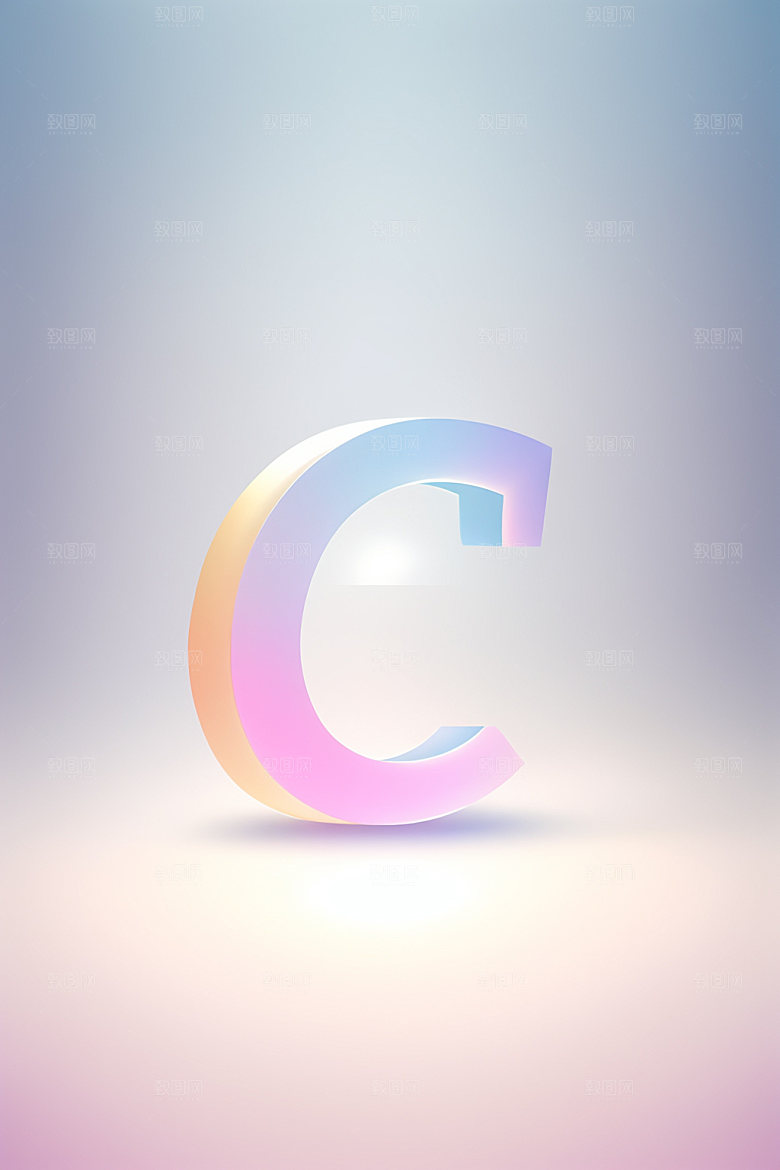 磨砂玻璃字母英文立体艺术字