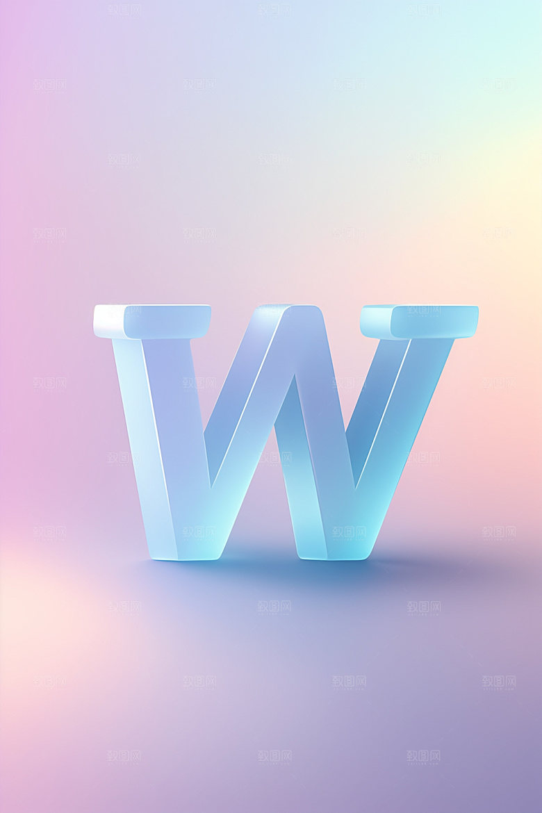 磨砂玻璃字母玻璃立体艺术字
