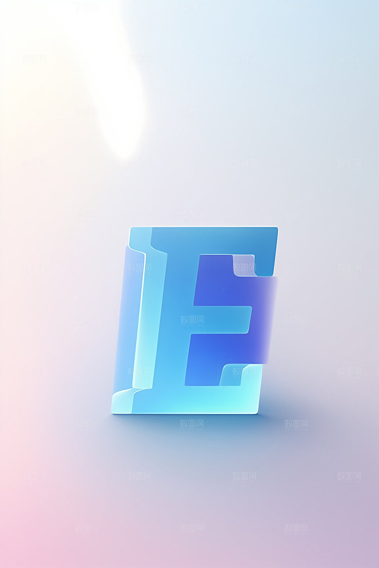 磨砂玻璃字母玻璃创意艺术字