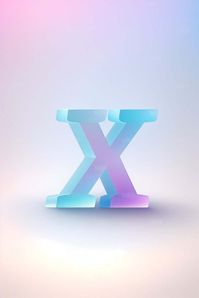 磨砂玻璃字母玻璃创意艺术字