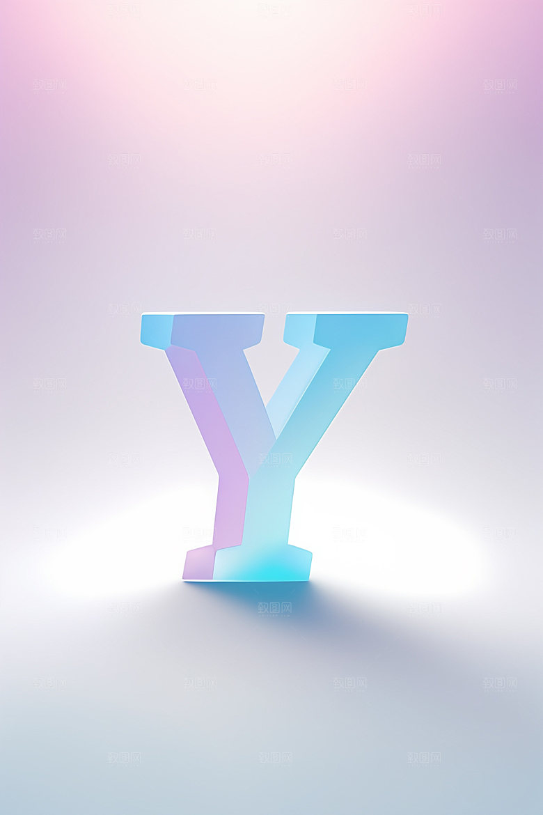 磨砂玻璃字母立体时尚艺术字