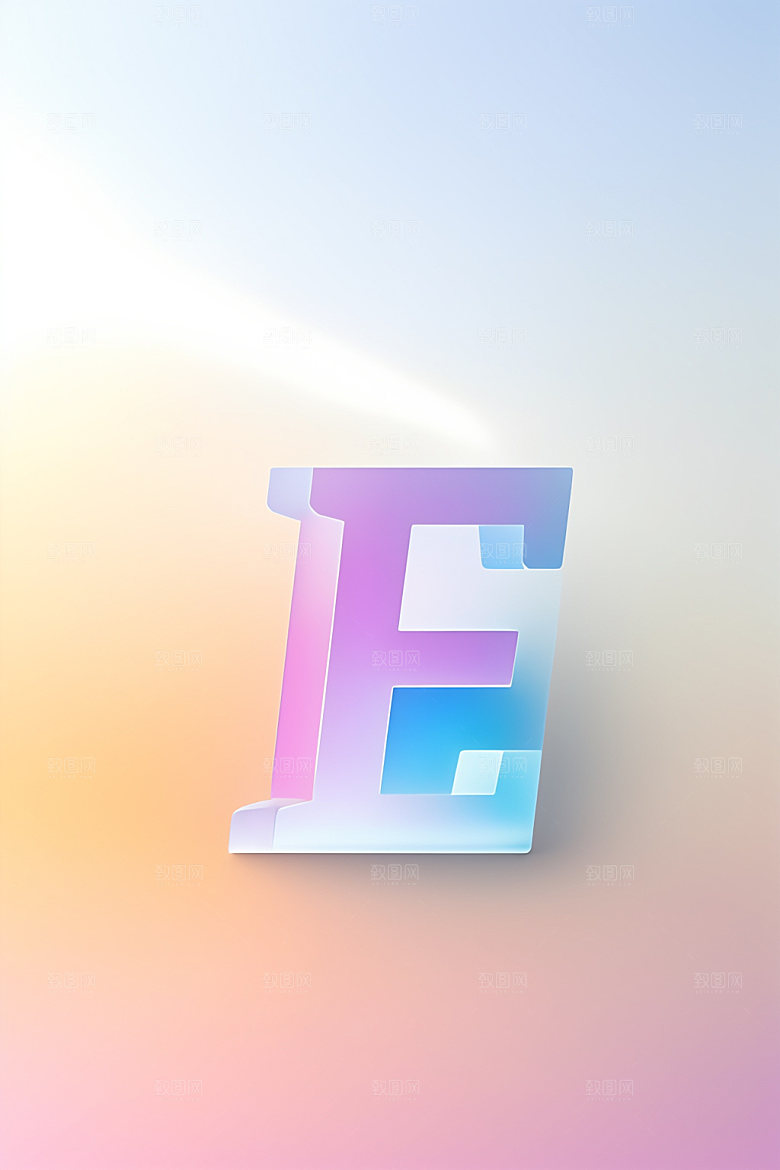 磨砂玻璃字母立体玻璃艺术字