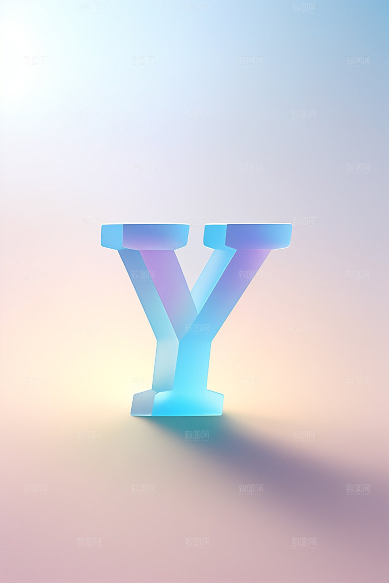 磨砂玻璃字母玻璃英文艺术字