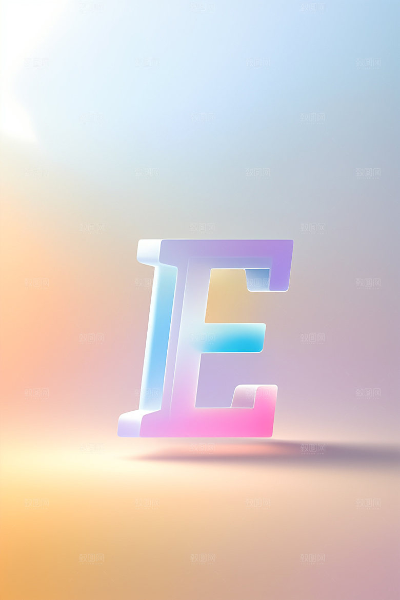 磨砂玻璃字母玻璃英文艺术字
