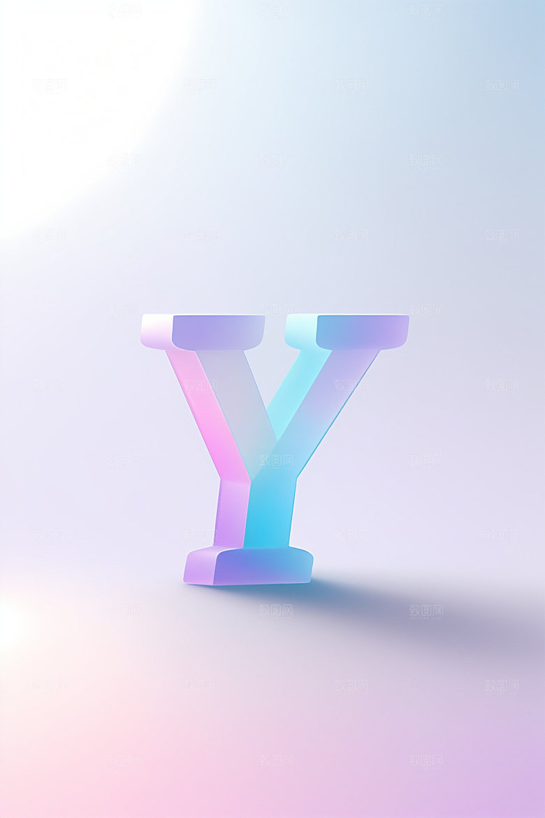 磨砂玻璃字母玻璃立体艺术字