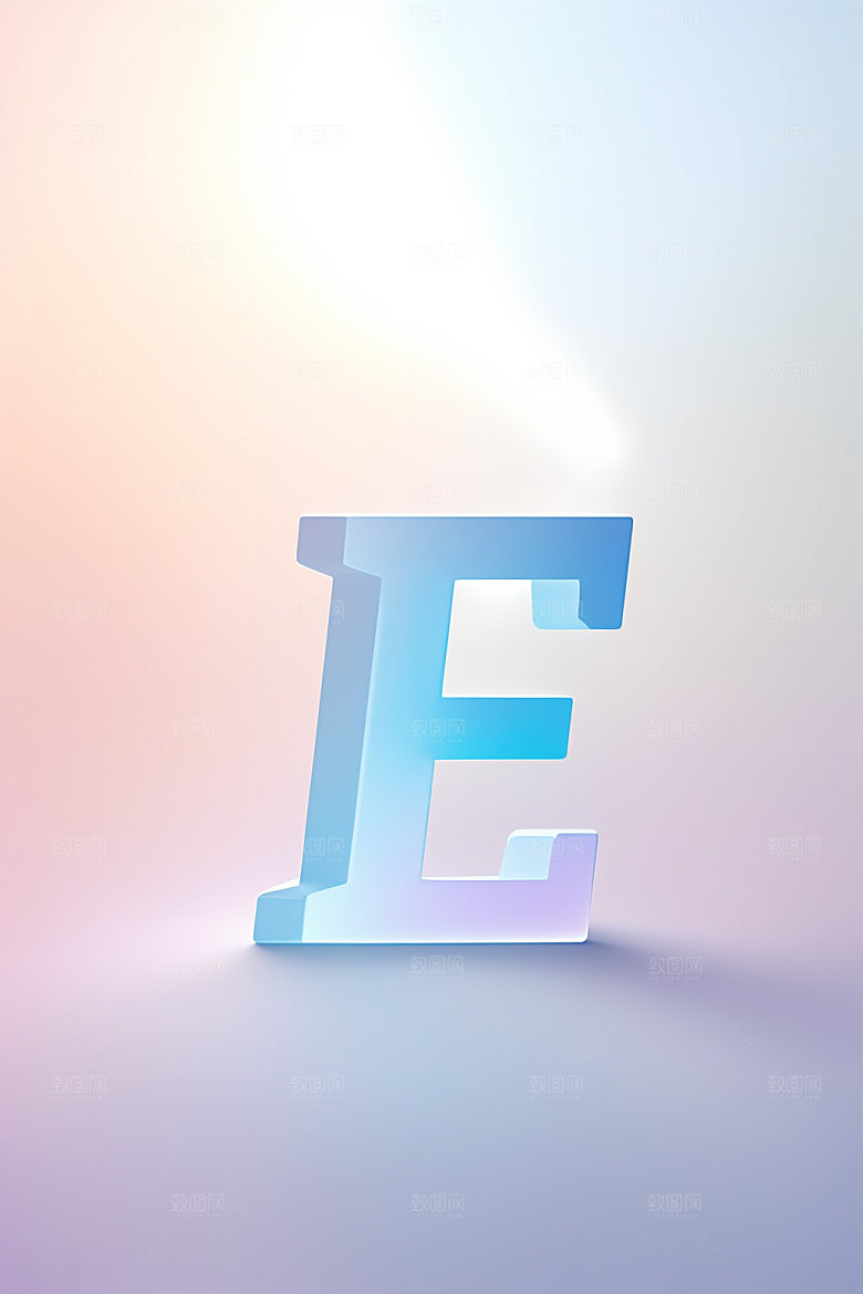 磨砂玻璃字母立体玻璃艺术字