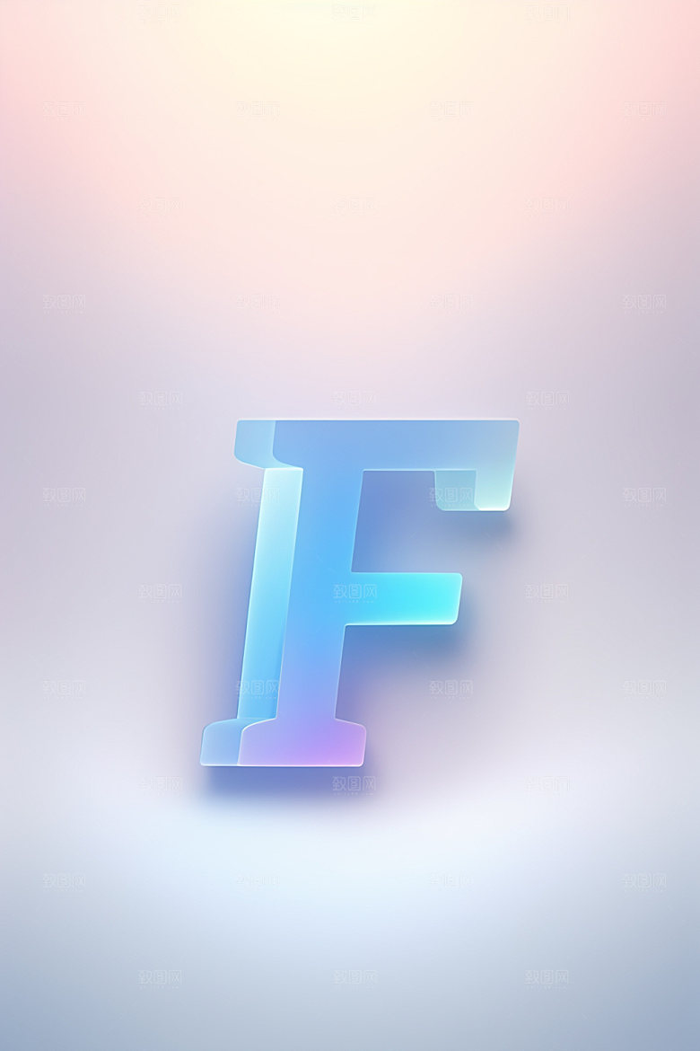 磨砂玻璃字母立体时尚艺术字