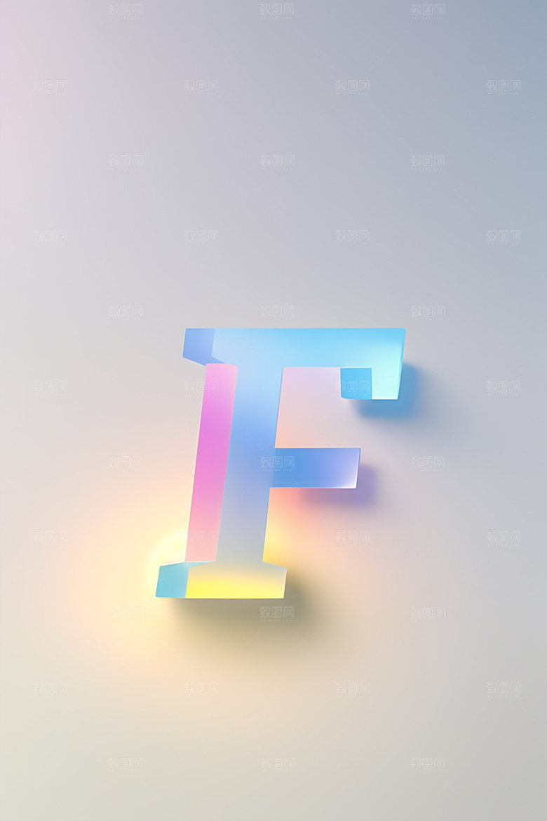 磨砂玻璃字母玻璃通透艺术字