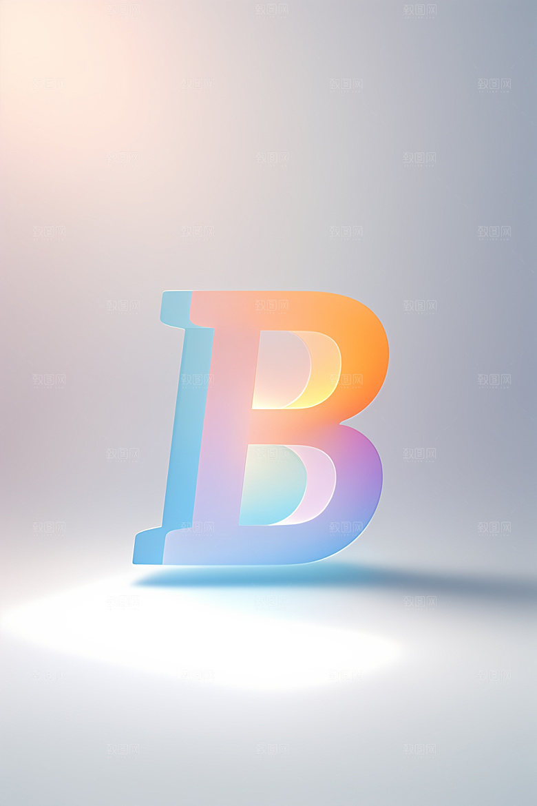 磨砂玻璃字母玻璃英文艺术字