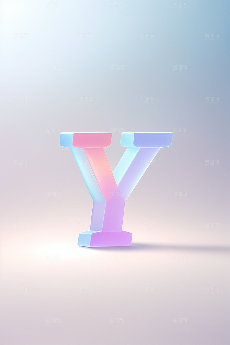 磨砂玻璃字母创意玻璃艺术字