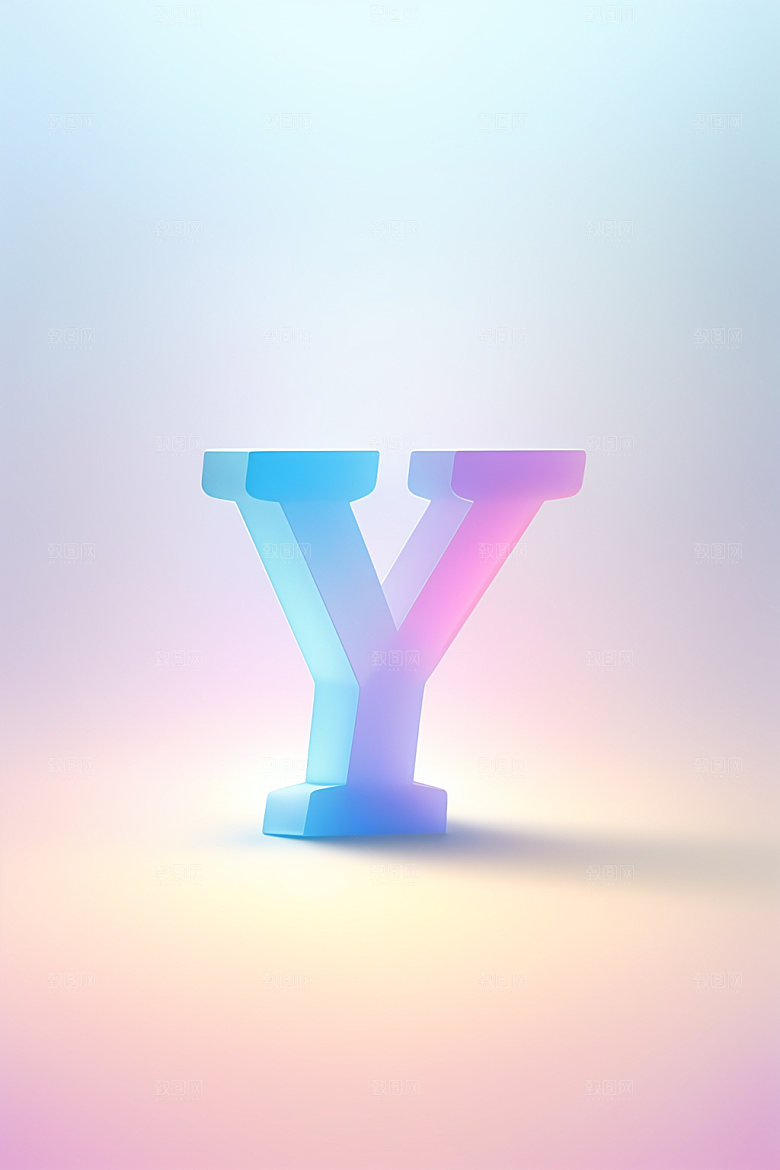 磨砂玻璃字母3D玻璃艺术字