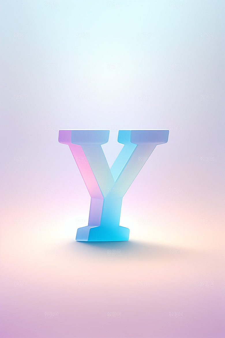 磨砂玻璃字母创意玻璃艺术字