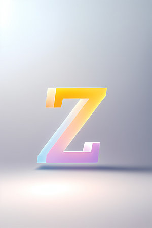 磨砂玻璃字母玻璃彩色艺术字