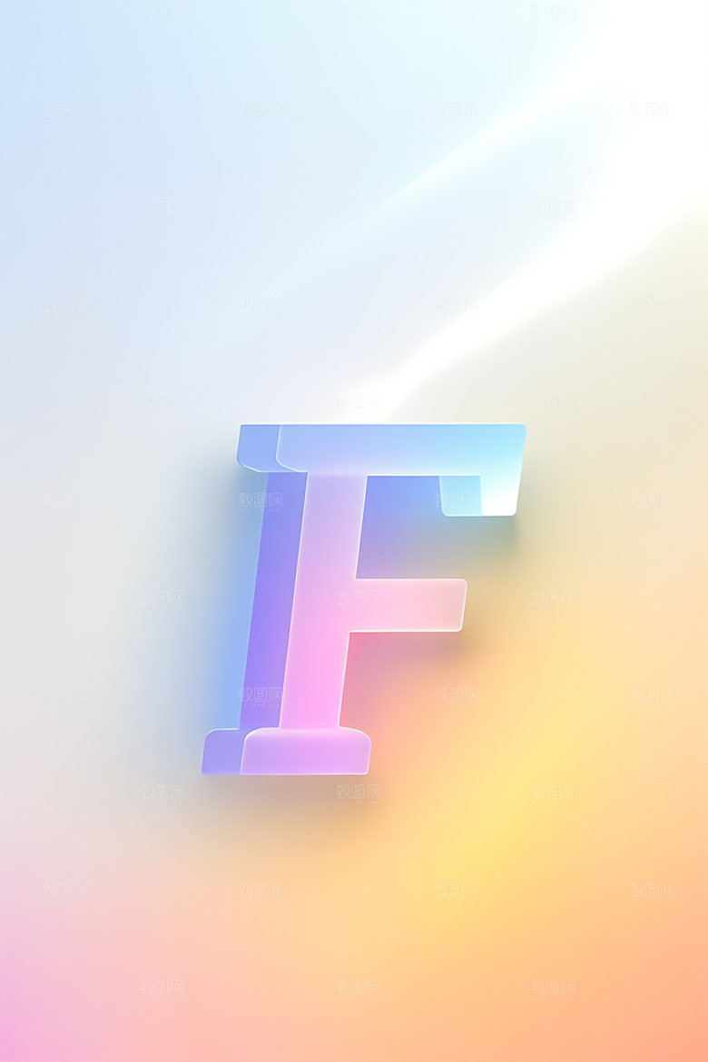 磨砂玻璃字母通透玻璃艺术字
