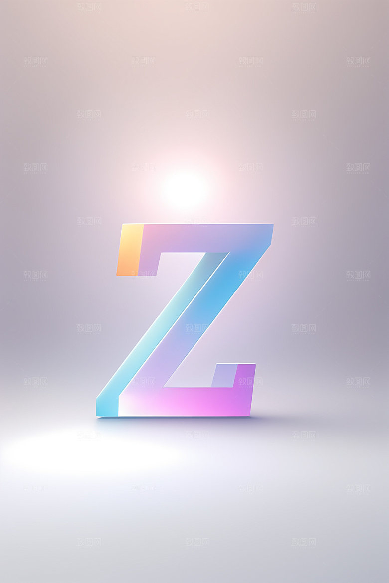磨砂玻璃字母创意立体艺术字