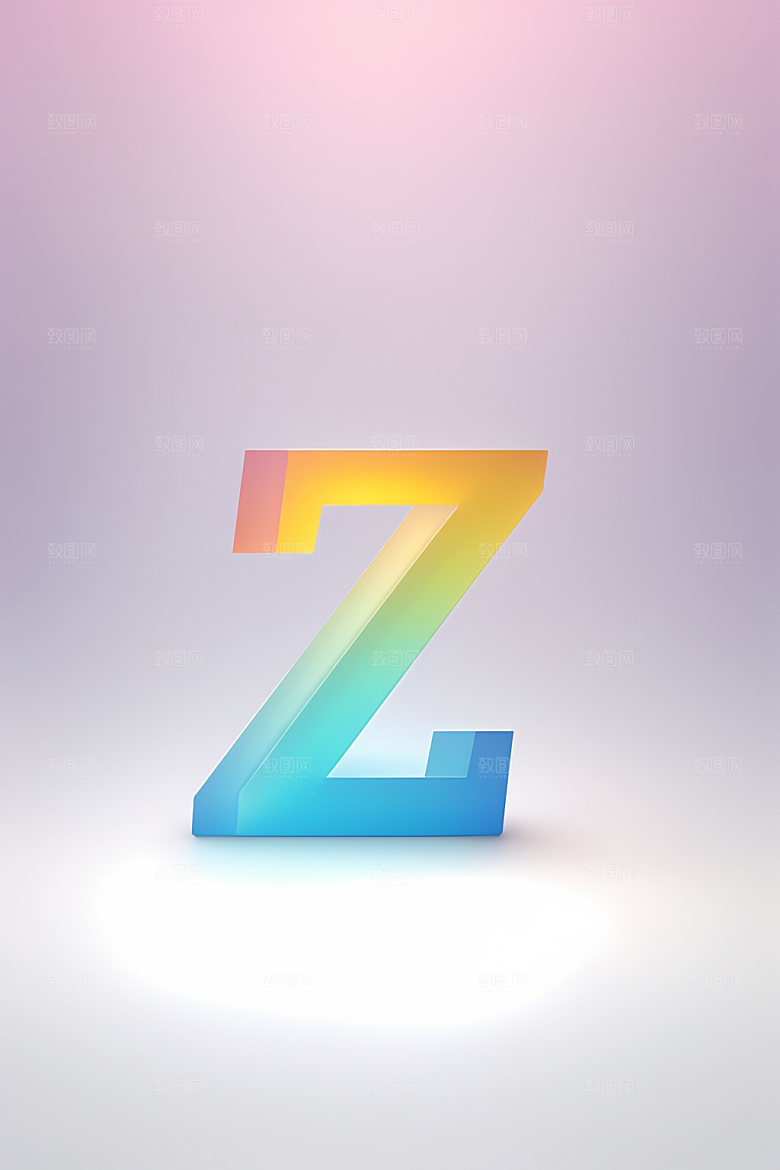 磨砂玻璃字母玻璃3D艺术字