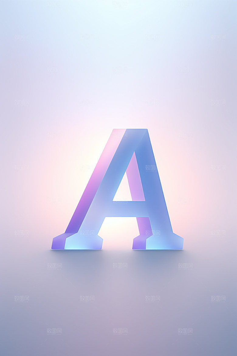 磨砂玻璃字母立体玻璃艺术字