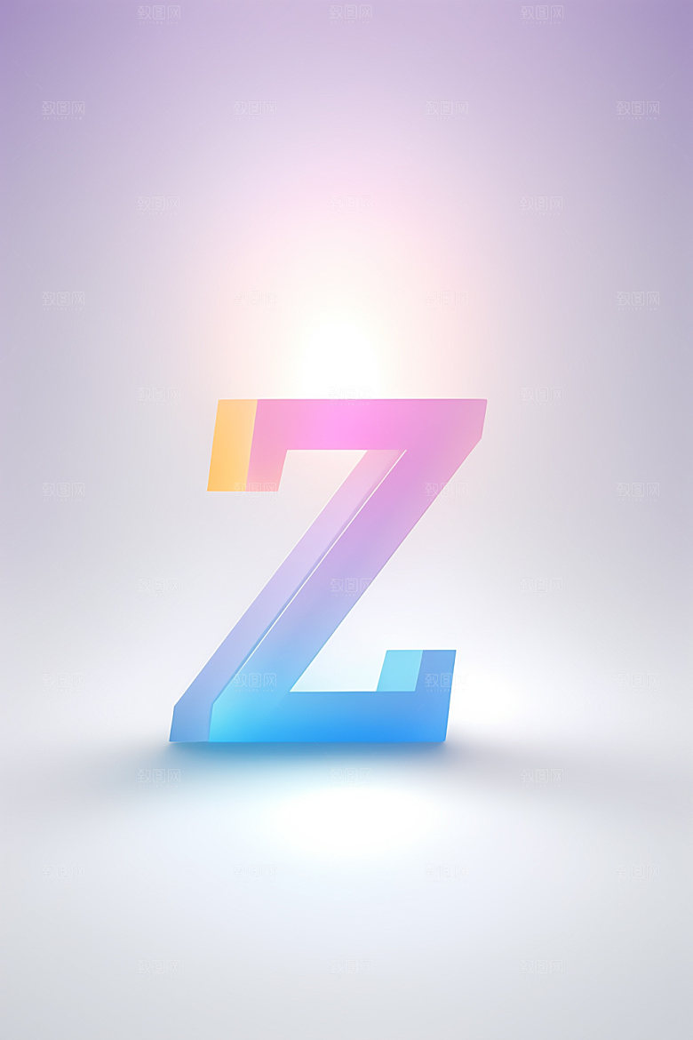 磨砂玻璃字母立体通透艺术字