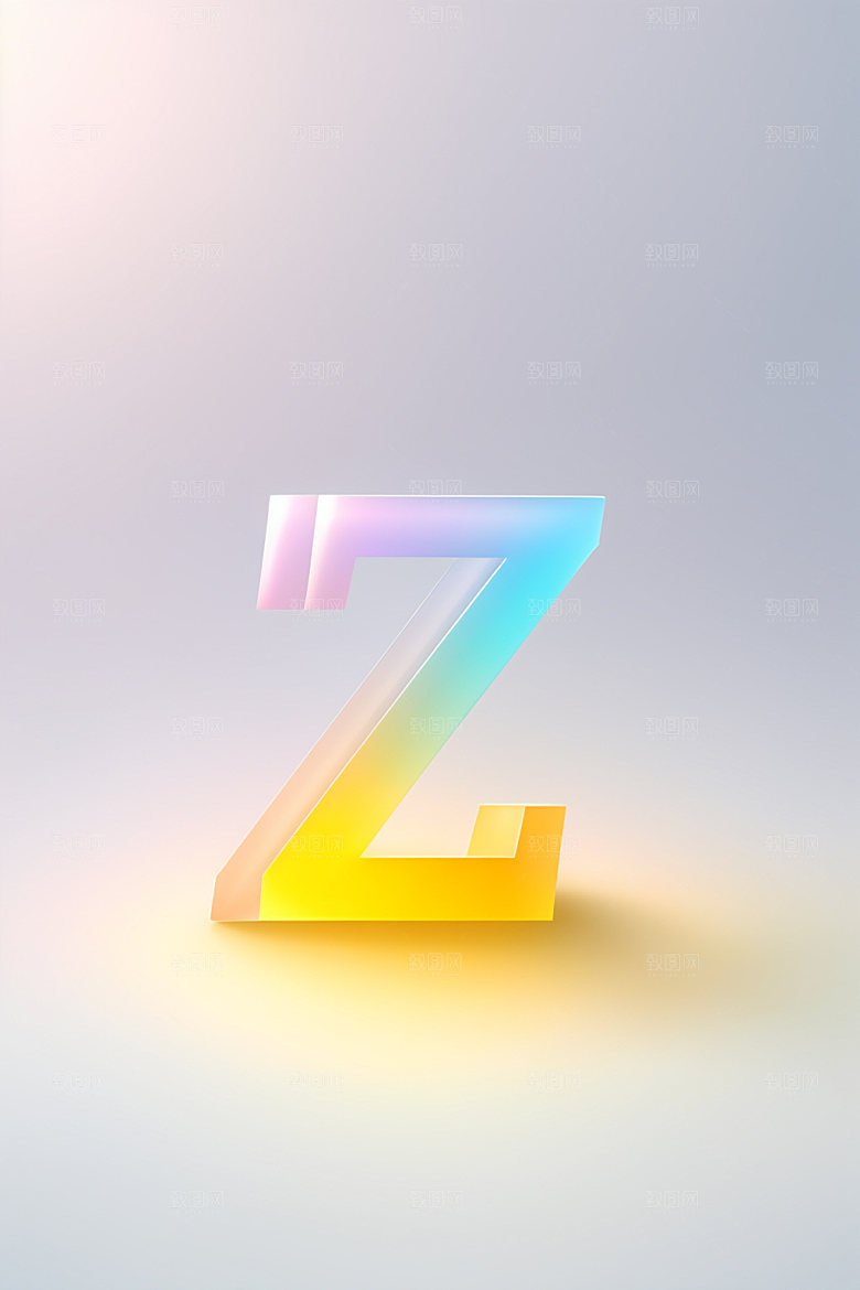 磨砂玻璃字母玻璃通透艺术字