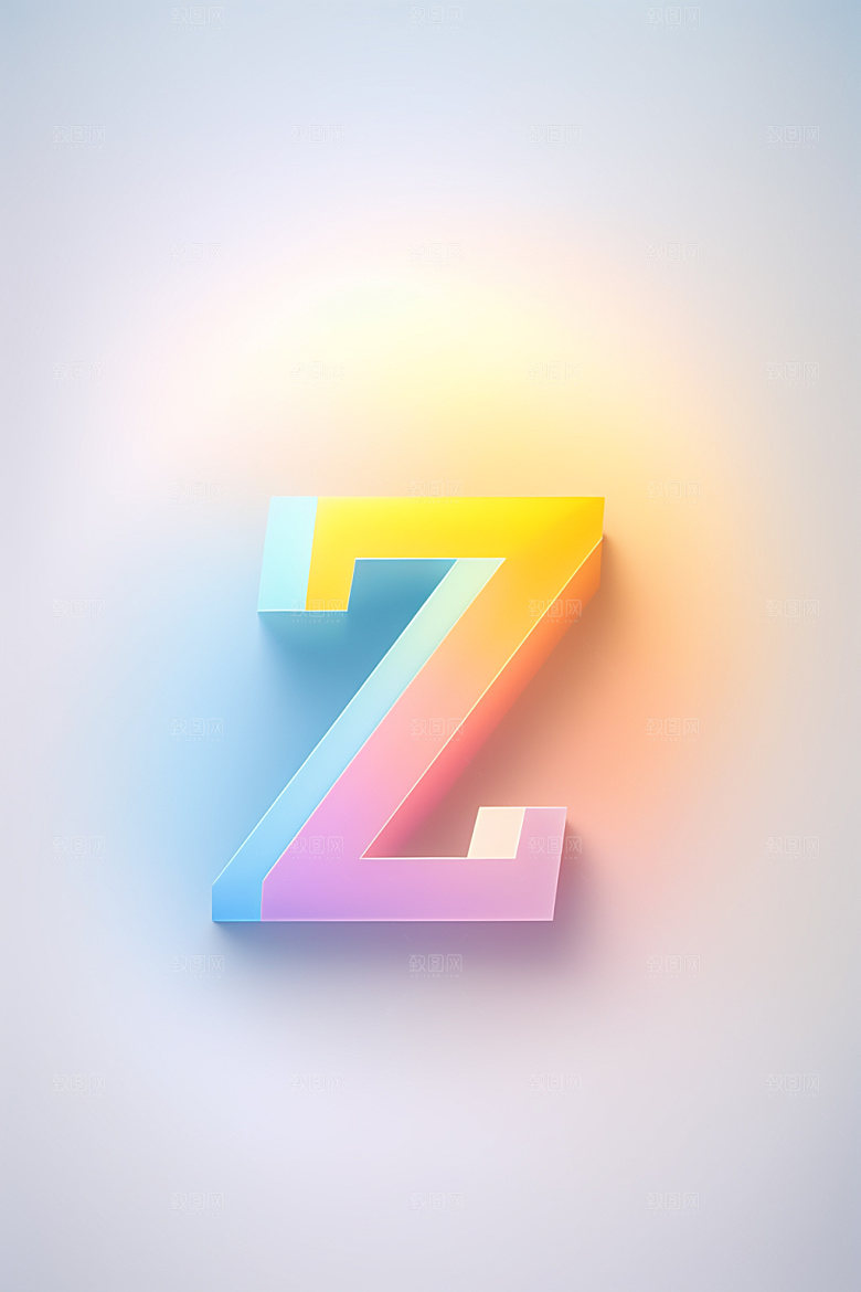磨砂玻璃字母立体通透艺术字