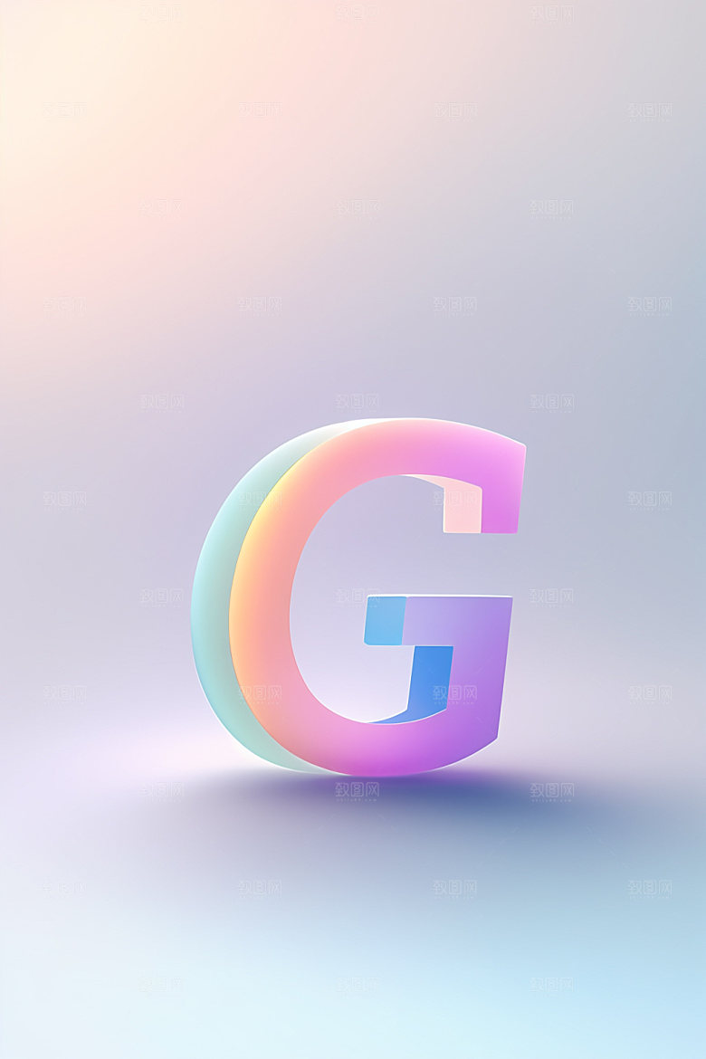 磨砂玻璃字母玻璃3D艺术字