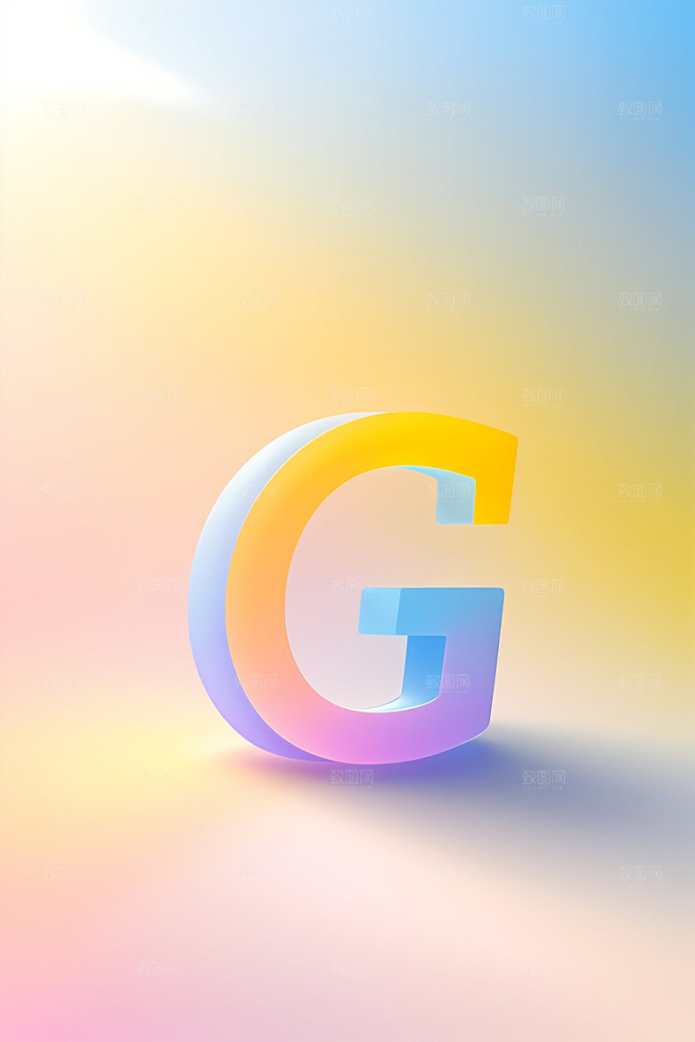 磨砂玻璃字母3D玻璃艺术字