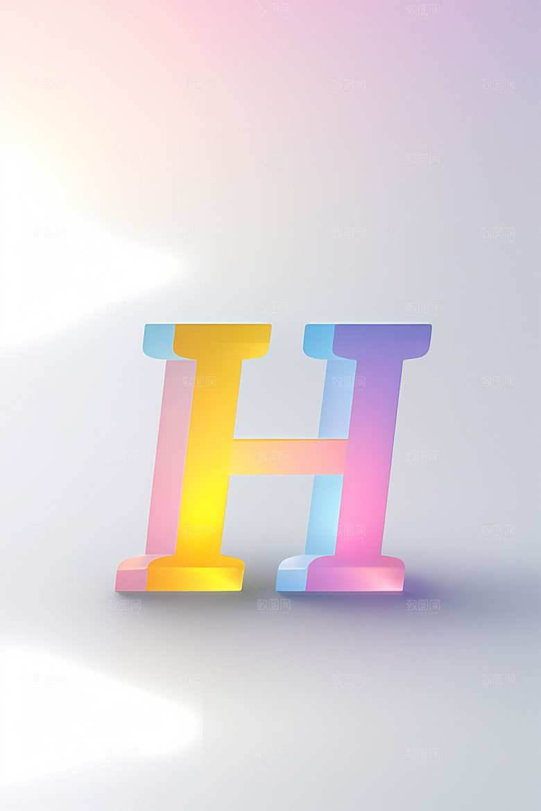 磨砂玻璃字母玻璃英文艺术字
