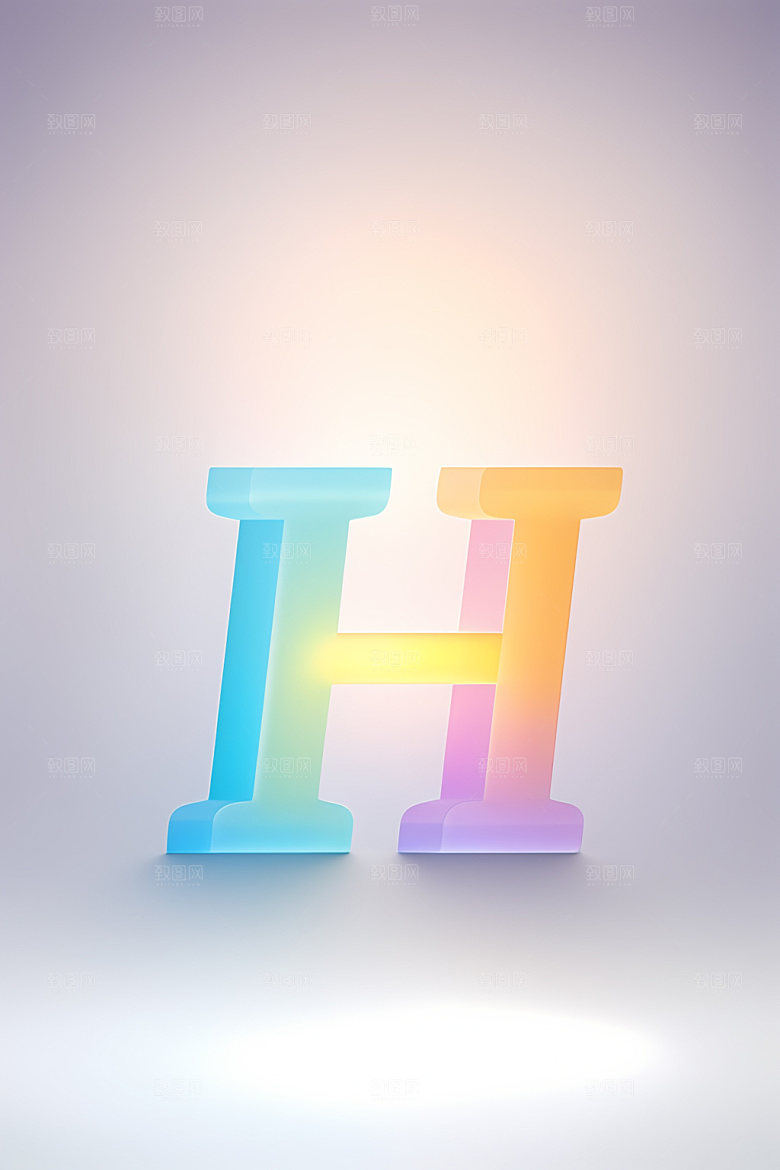 磨砂玻璃字母3D玻璃艺术字