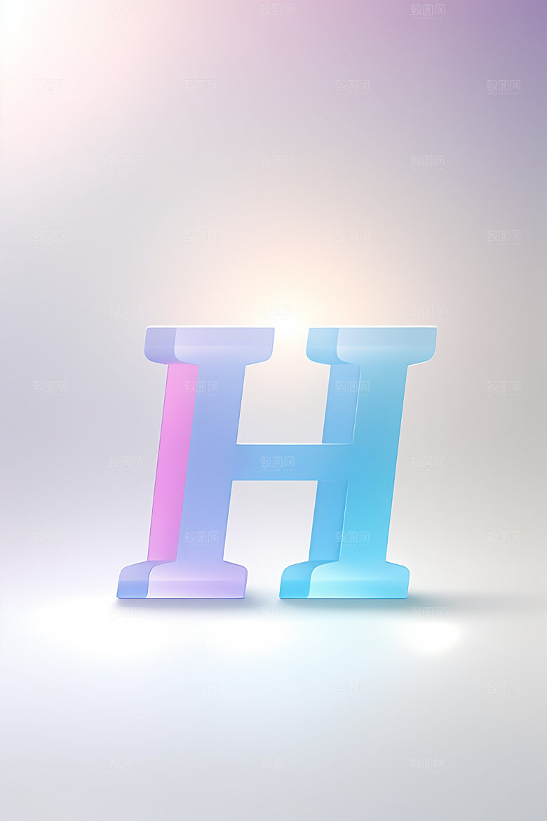 磨砂玻璃字母3D玻璃艺术字