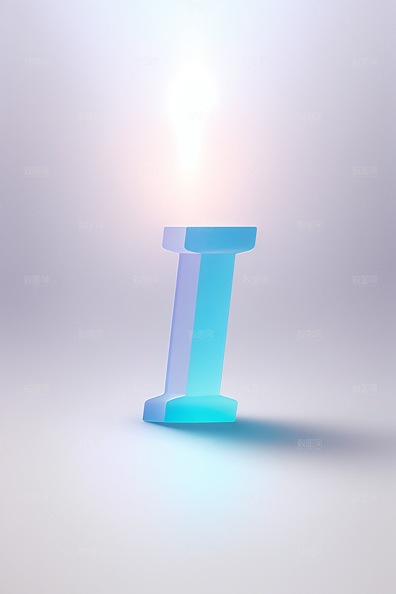 磨砂玻璃字母玻璃通透艺术字