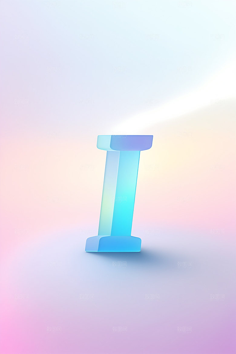 磨砂玻璃字母玻璃清爽艺术字