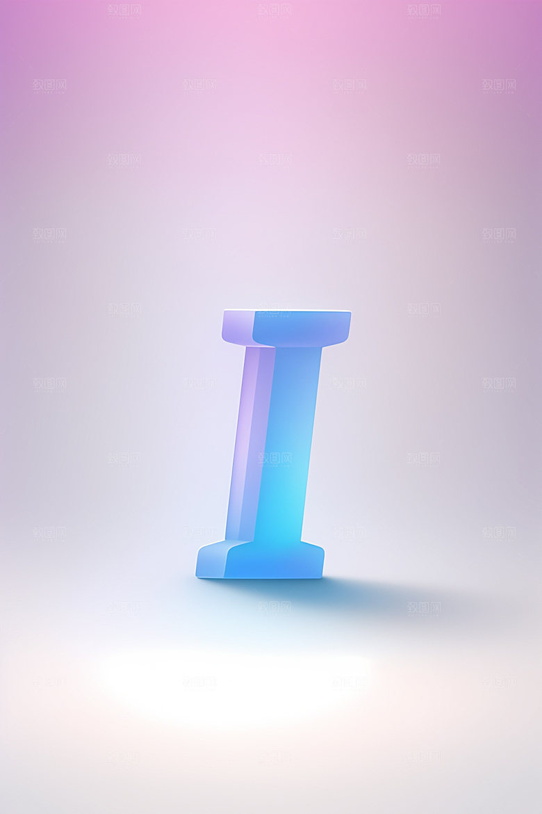 磨砂玻璃字母玻璃清爽艺术字