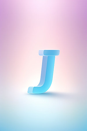 磨砂玻璃字母英文彩色艺术字