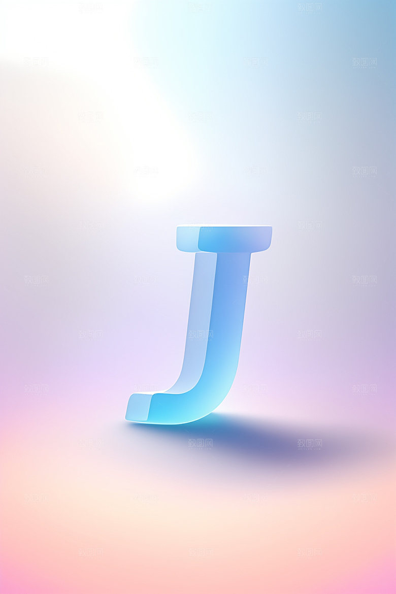 磨砂玻璃字母3D玻璃艺术字
