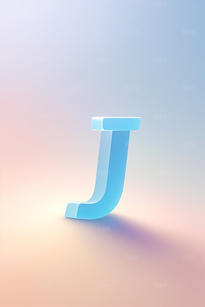 磨砂玻璃字母通透立体艺术字