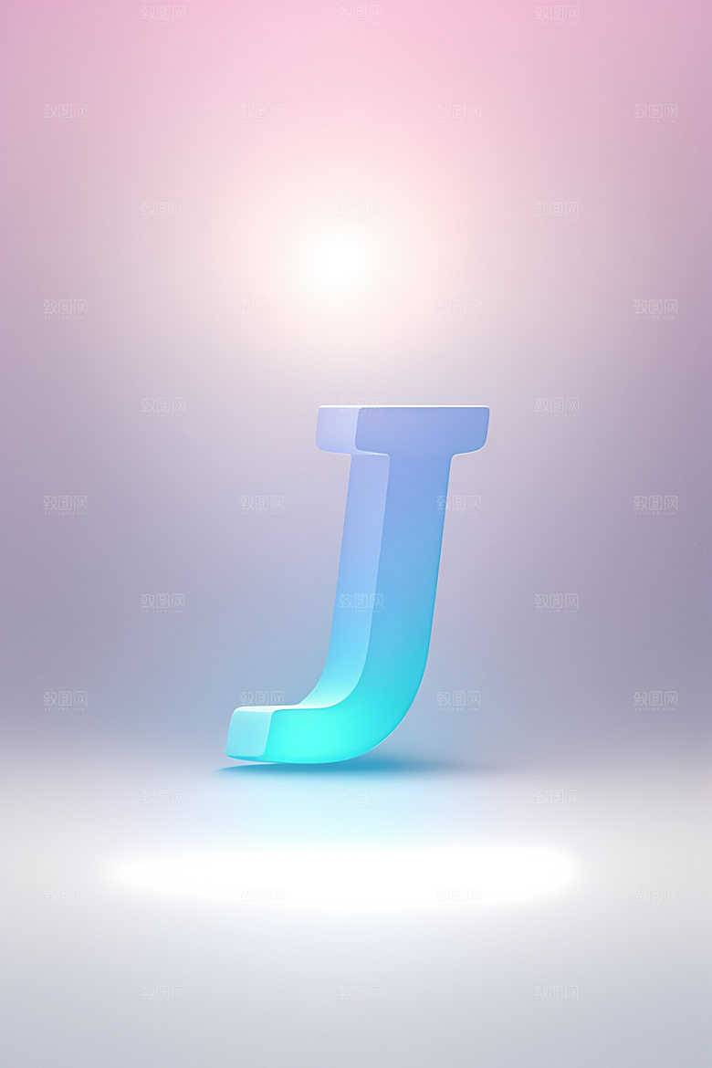 磨砂玻璃字母通透创意艺术字