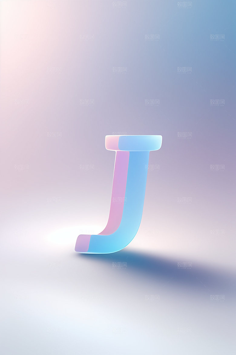 磨砂玻璃字母创意时尚艺术字