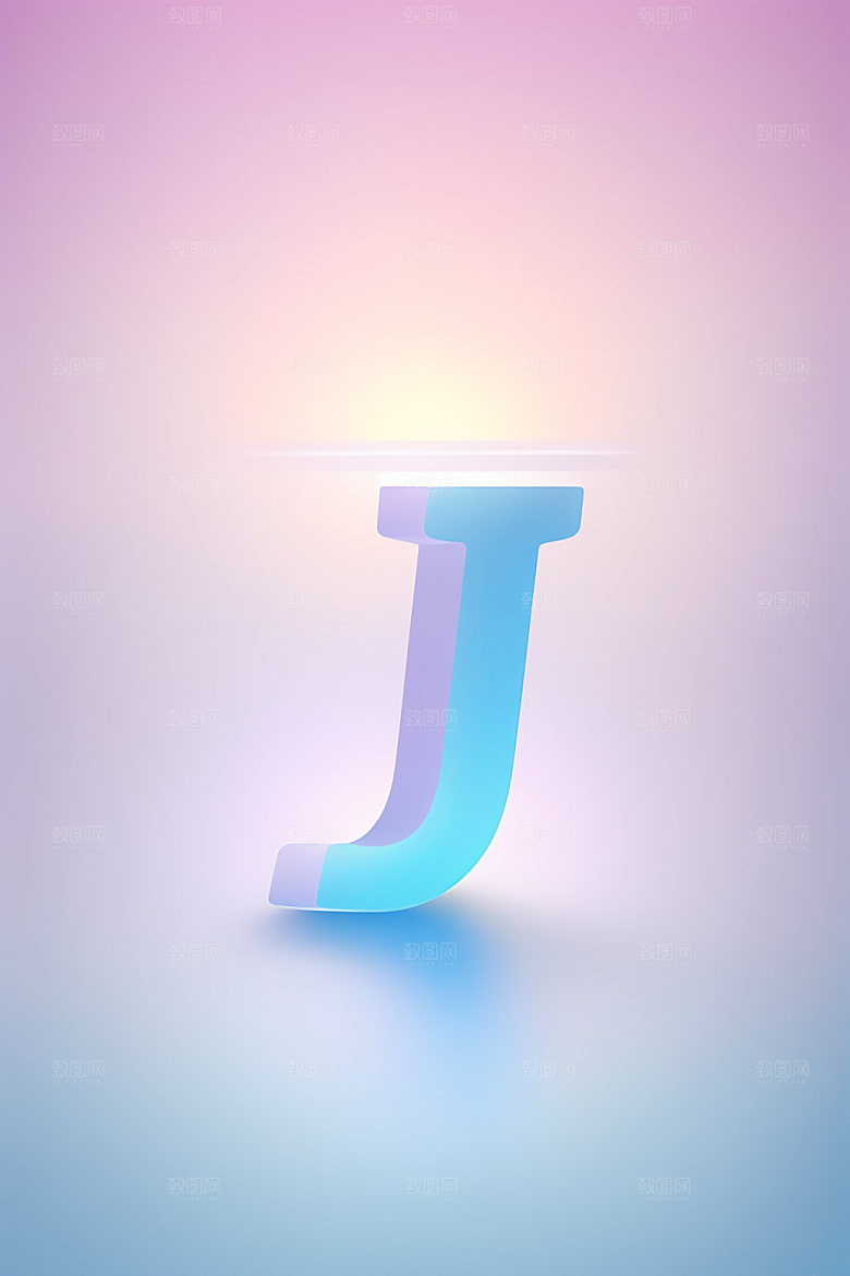 磨砂玻璃字母英文通透艺术字