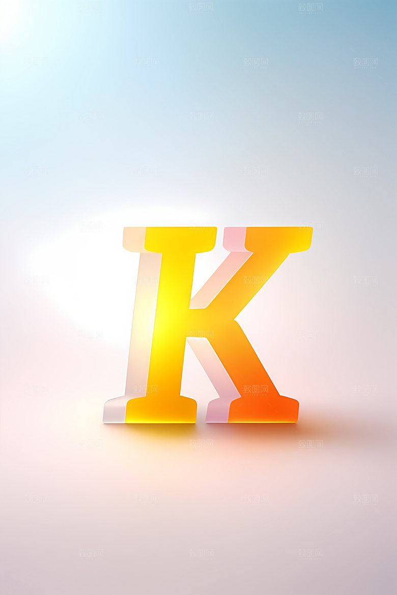 磨砂玻璃字母玻璃英文艺术字