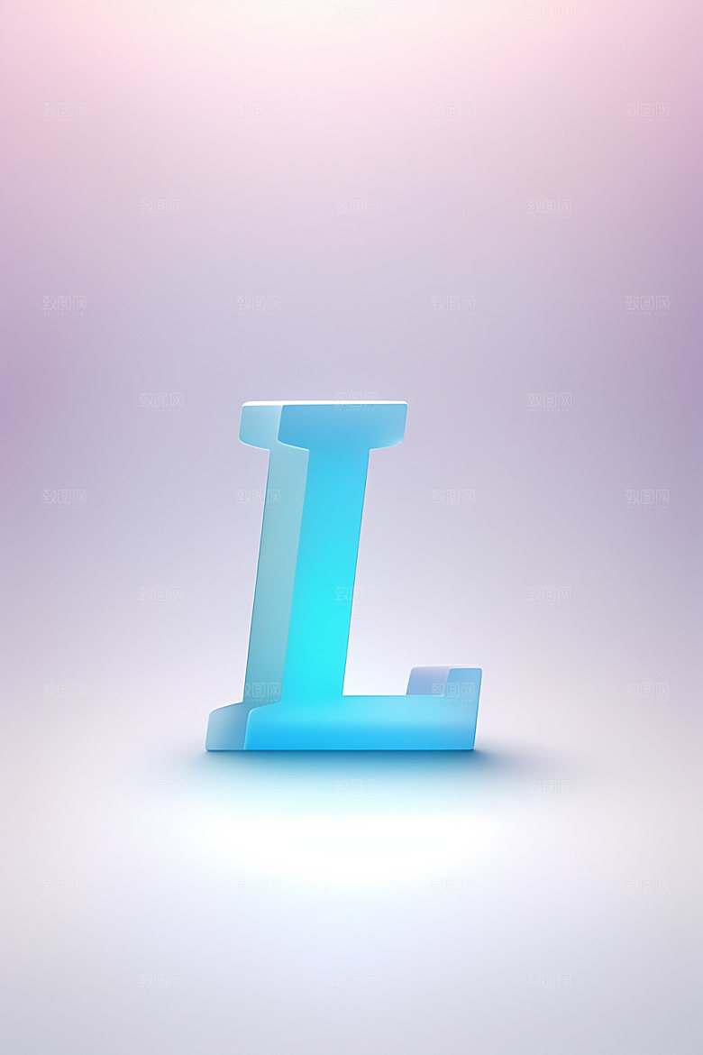 磨砂玻璃字母玻璃3D艺术字