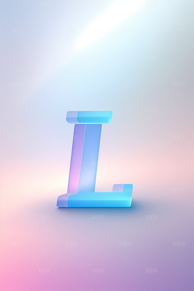 磨砂玻璃字母玻璃创意艺术字