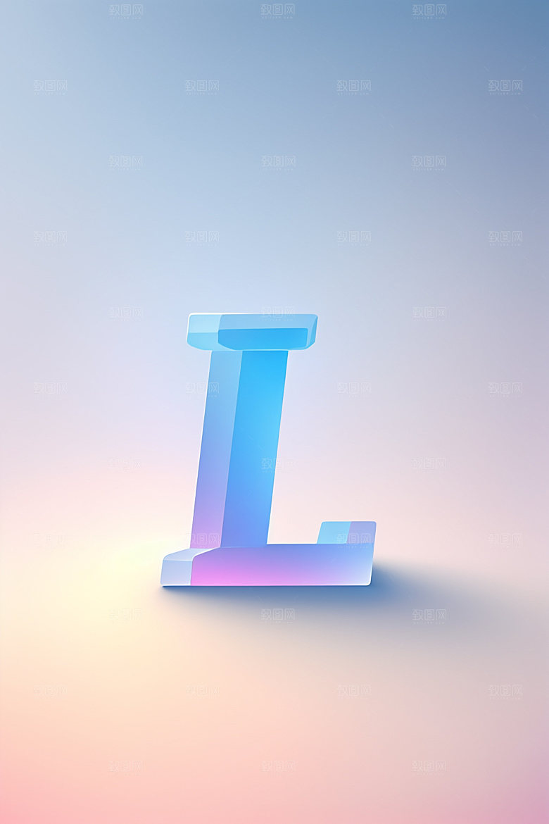 磨砂玻璃字母玻璃通透艺术字