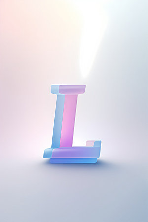 磨砂玻璃字母创意玻璃艺术字