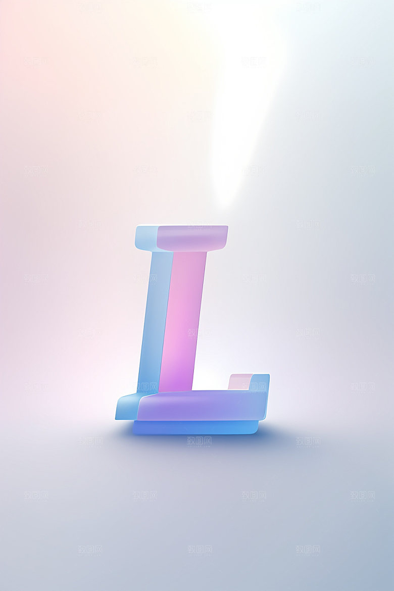 磨砂玻璃字母创意玻璃艺术字