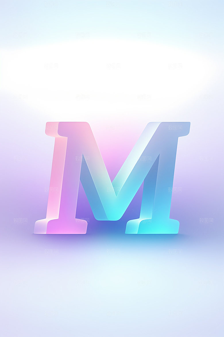 磨砂玻璃字母玻璃3D艺术字
