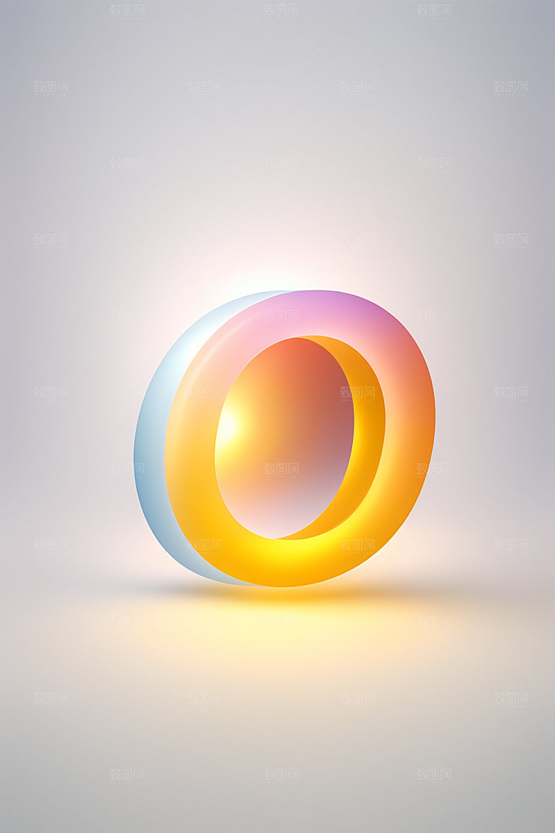磨砂玻璃字母3D玻璃艺术字