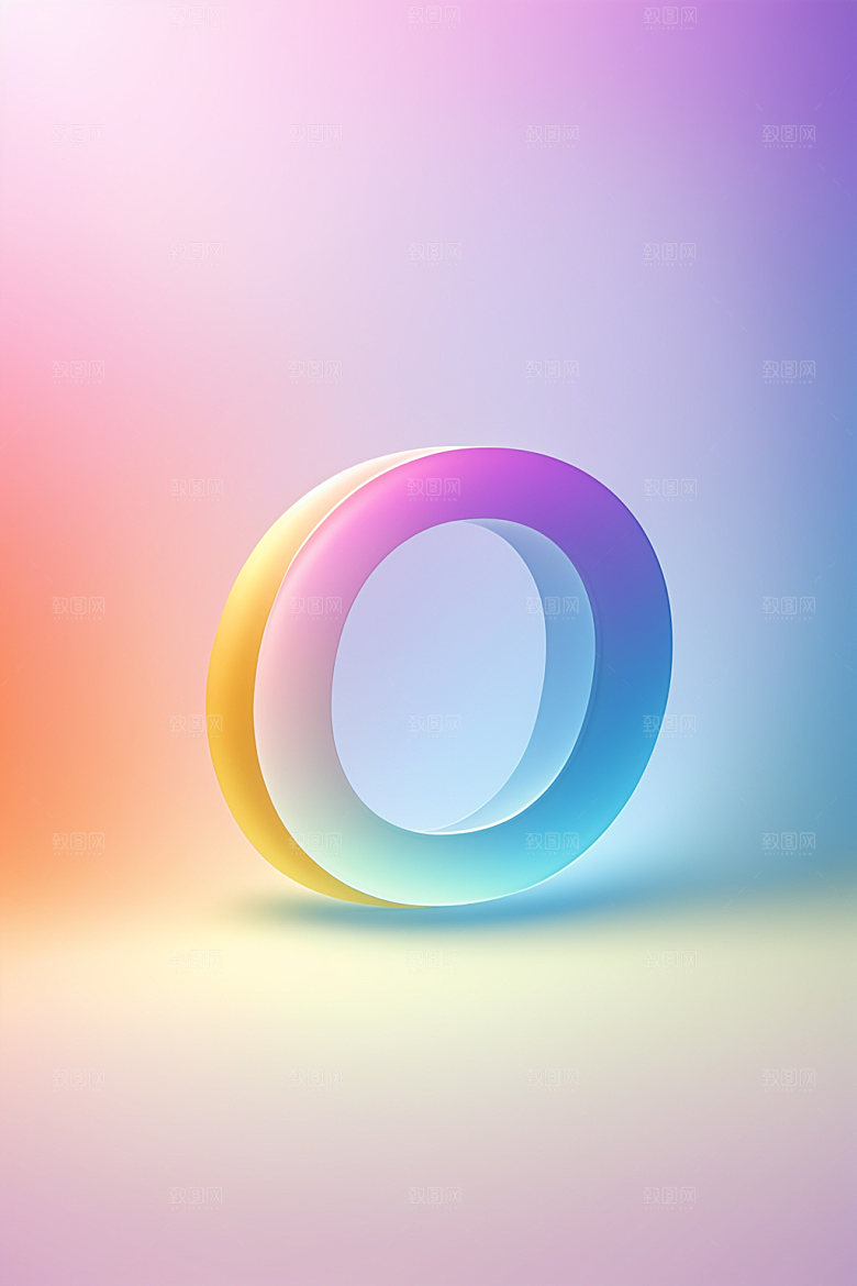 磨砂玻璃字母3D玻璃艺术字