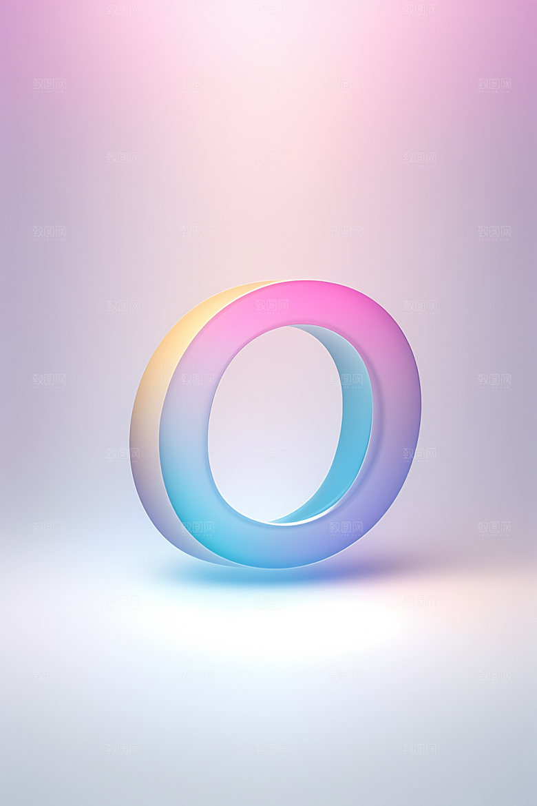 磨砂玻璃字母3D玻璃艺术字
